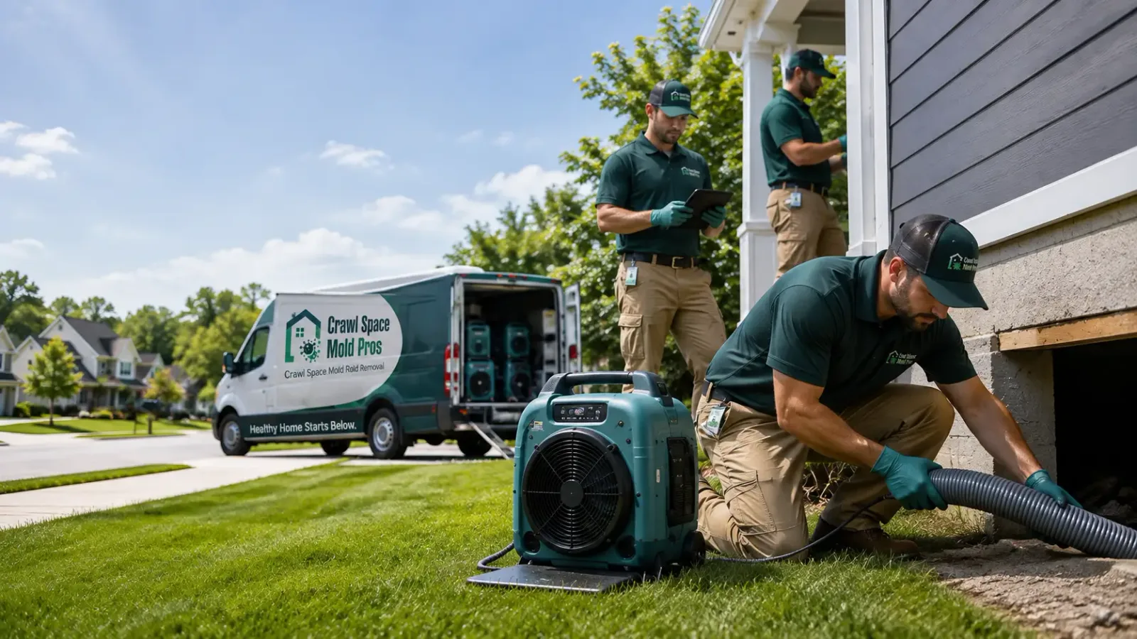 Crawl Space Mold Removal in Keyesport, IL